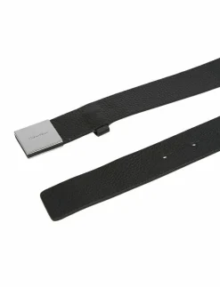 Calvin Klein COMMERCIAL HW LOGO BELT 3.0_PBL - Skärp PVH BLACK