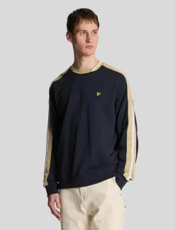 Lyle & Scott Contrast Taped Sweatshirt - Sweatshirts Z271 DARK NAVY Outlet