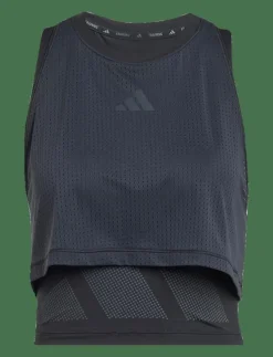 adidas Performance COOL INT. TANK - Underställströjor BLACK Hot