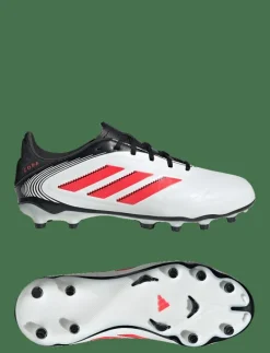 adidas Performance COPA PURE III LEAGUE FG/MG J - Fotbollsskor FTWWHT/LUCRED/CBLACK