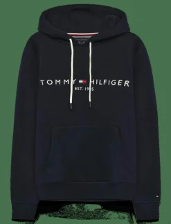 Tommy Hilfiger CORE TOMMY LOGO HOODY - Hoodies SKY CAPTAIN Clearance