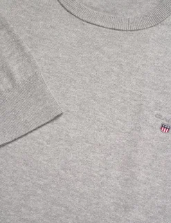 COTTON C-NECK - Rundhalsad|GANT Clearance