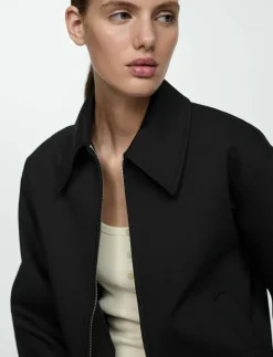 Cotton jacket with shirt collar - Tunna jackor|Mango Sale