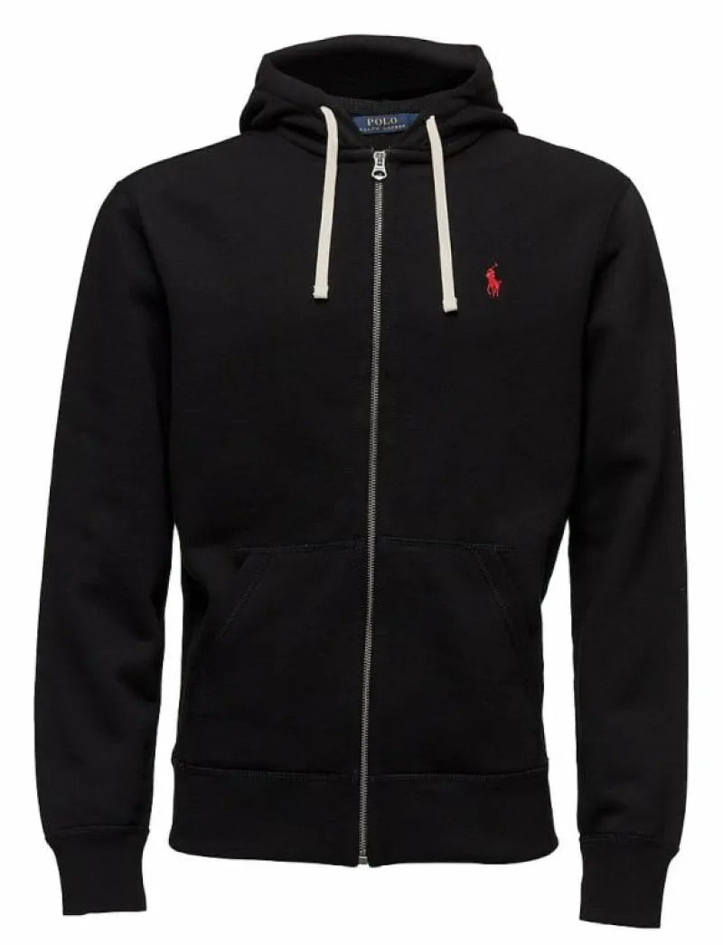 Polo Ralph Lauren Cotton-Blend-Fleece Hoodie - Hoodies POLO BLACK Best