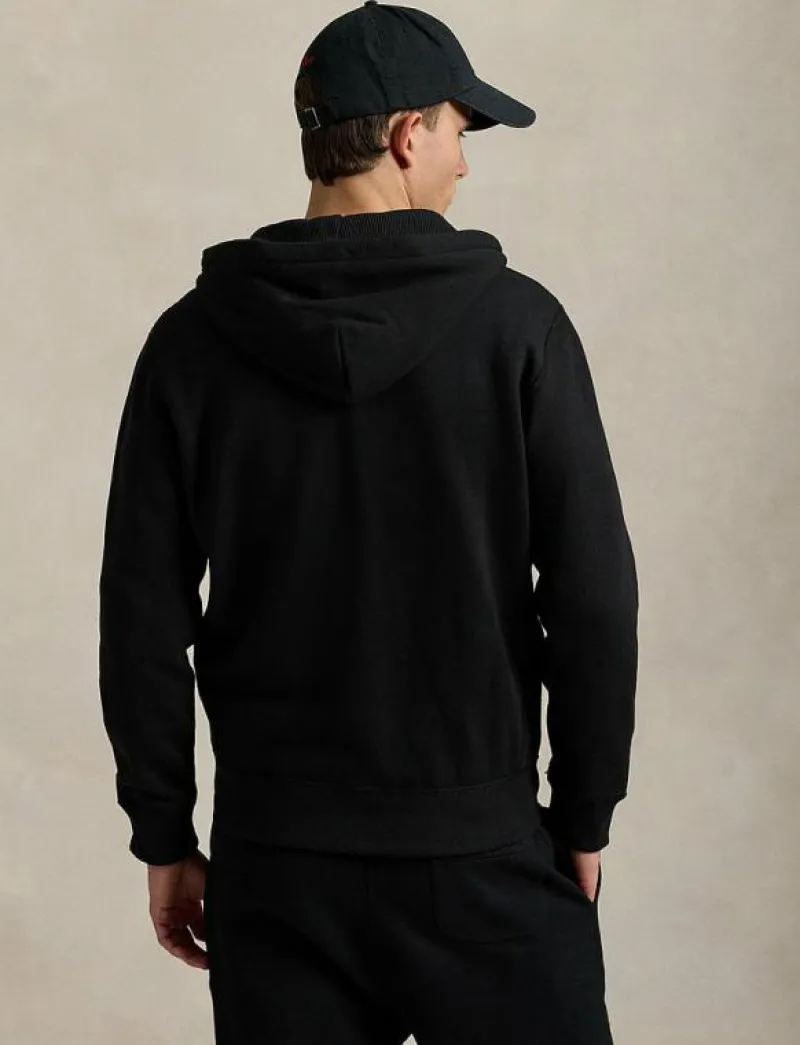 Polo Ralph Lauren Cotton-Blend-Fleece Hoodie - Hoodies POLO BLACK Best