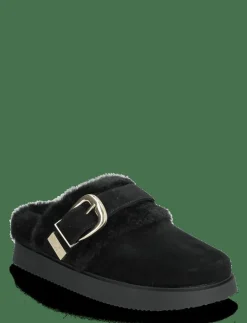 Steve Madden Cozy Up - Inneskor BLACK SUEDE New