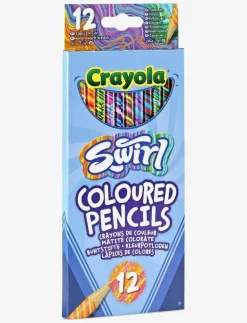 Crayola 12 SWIRL COLOURED PENCILS - Färgpennor MULTI COLOURED Outlet