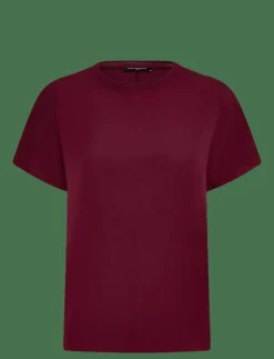 CREPE LIGHT CREW NECK TOP - T-shirts|French Connection Best