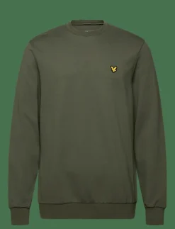 Lyle & Scott Sport Crew Neck Fly Fleece - Sweatshirts X65 CACTUS GREEN Outlet