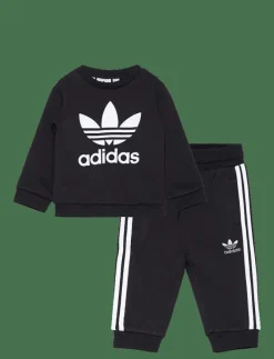 adidas Originals CREW SET - Träningsoverall BLACK Sale
