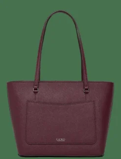 Crosshatch Leather Medium Karly Tote - Shoppers|Lauren Ralph Lauren Hot