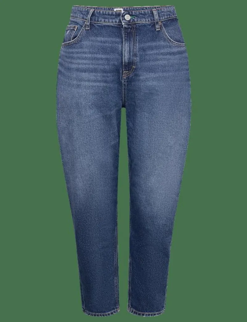 Tommy Jeans CRV MOM JEAN UH TPR AH6158 - Mom jeans DENIM DARK