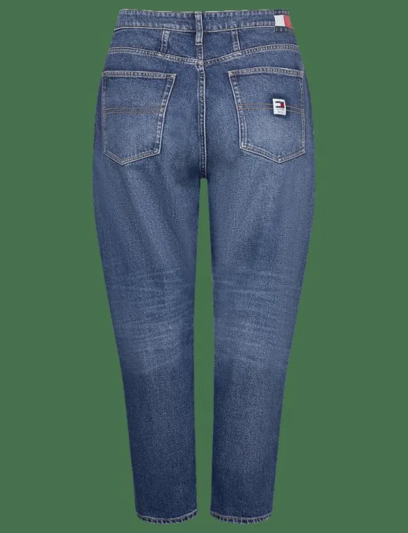 Tommy Jeans CRV MOM JEAN UH TPR AH6158 - Mom jeans DENIM DARK