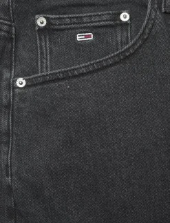 Tommy Jeans CRV MOM UH SKIRT CG4181 - Korta kjolar DENIM BLACK Sale