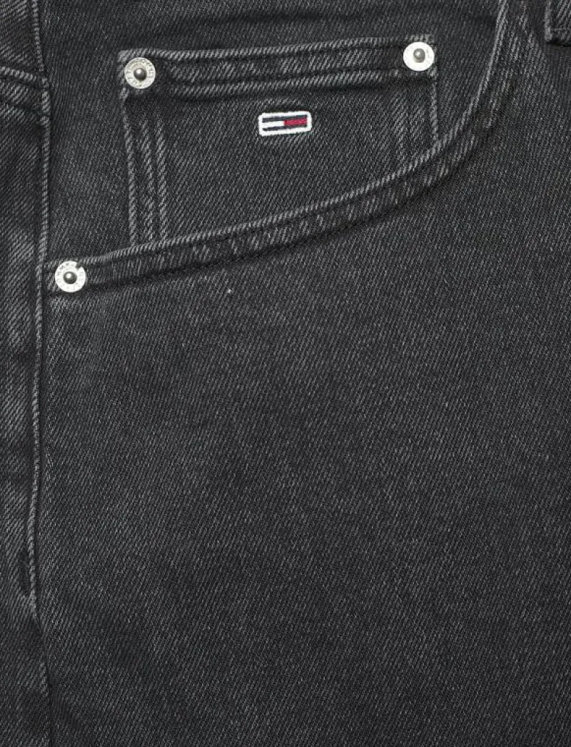 Tommy Jeans CRV MOM UH SKIRT CG4181 - Korta kjolar DENIM BLACK Sale