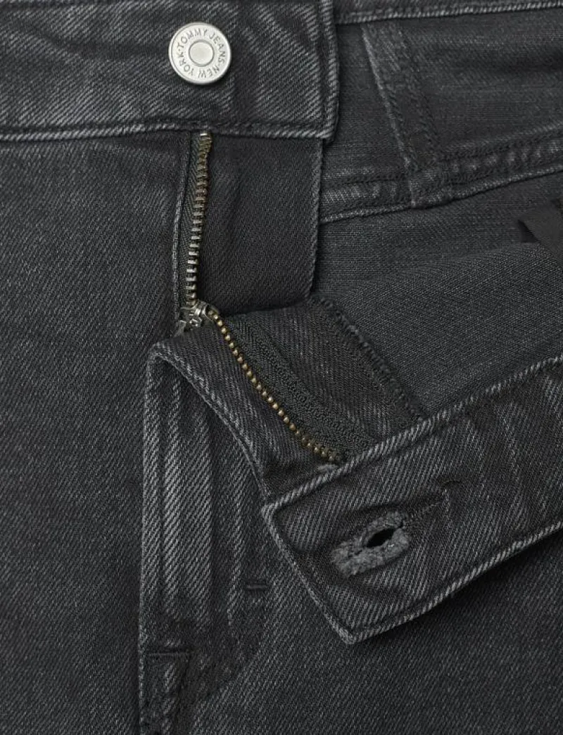 Tommy Jeans CRV MOM UH SKIRT CG4181 - Korta kjolar DENIM BLACK Sale