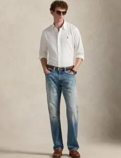 Custom Fit Stretch Oxford Shirt - Oxford-skjortor|Polo Ralph Lauren