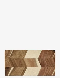 Aida Cuttingboard herringbone pattern, acacia wood Size 30x15x1,5 cm - Skärbrädor NATURAL Clearance