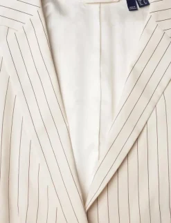 GANT D2. PINSTRIPE BELTED BLAZER - Kavajer med skärp LINEN Discount