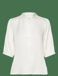 -Vaila silk scarf bow blouse - Kortärmade blusar|Dante6 Discount