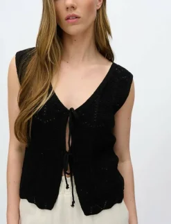 Daphne vest 4286 - Linnen|Moves