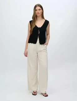 Daphne vest 4286 - Linnen|Moves