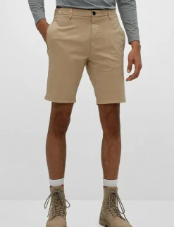 HUGO David222SD - Chinos shorts MEDIUM BEIGE Clearance