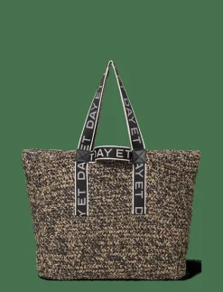 DAY ET Day LB Straw Bag - Totes BLACK MELANGE Online