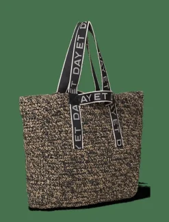 DAY ET Day LB Straw Bag - Totes BLACK MELANGE Online