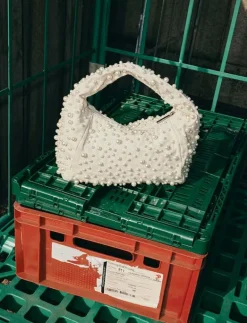 DAY ET Day Pearl Linen Baguette - Handväskor WHITECAP GRAY Sale