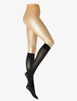 Decoy knee high microfiber 60 - Strumpor SVART Outlet