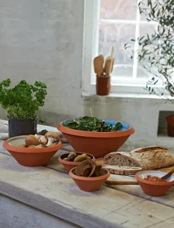 Knabstrup Keramik Degskål - Bunkar & Vispskålar LIGHT BLUE New