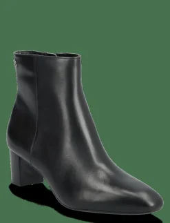 Demi Burnished Leather Bootie - Ankelboots med klack|Lauren Ralph Lauren Sale