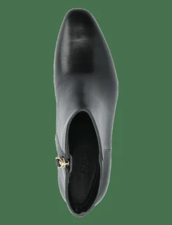 Demi Burnished Leather Bootie - Ankelboots med klack|Lauren Ralph Lauren Sale