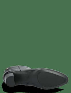 Demi Burnished Leather Bootie - Ankelboots med klack|Lauren Ralph Lauren Sale