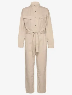 Denim jumpsuit with bow - Jumpsuits|Mango Online