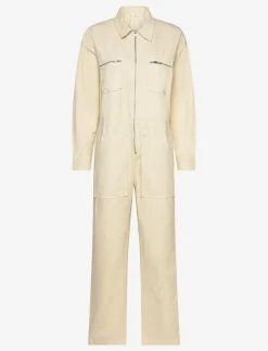 Denim zipper jumpsuit - Jumpsuits|Mango Best