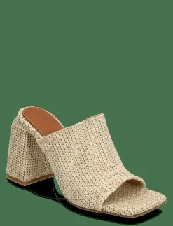 DEAR FRANCES DERI MULE - Mules med klack SEAGRASS Clearance