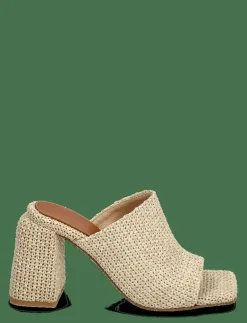 DEAR FRANCES DERI MULE - Mules med klack SEAGRASS Clearance