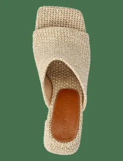 DEAR FRANCES DERI MULE - Mules med klack SEAGRASS Clearance