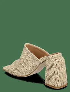 DEAR FRANCES DERI MULE - Mules med klack SEAGRASS Clearance