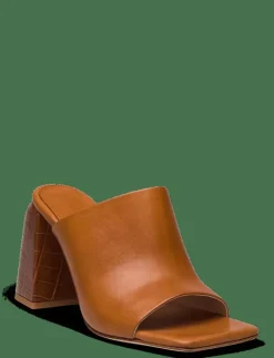 DEAR FRANCES DERI MULE - Mules med klack SADDLE Best