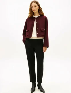 DF WOOL BLEND REG LADY JACKET - Bouclés|Tommy Hilfiger New