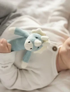 Teddykompaniet Diinglisar, Skallra, Dino, Teal - Mjukisdjur BLUE Clearance