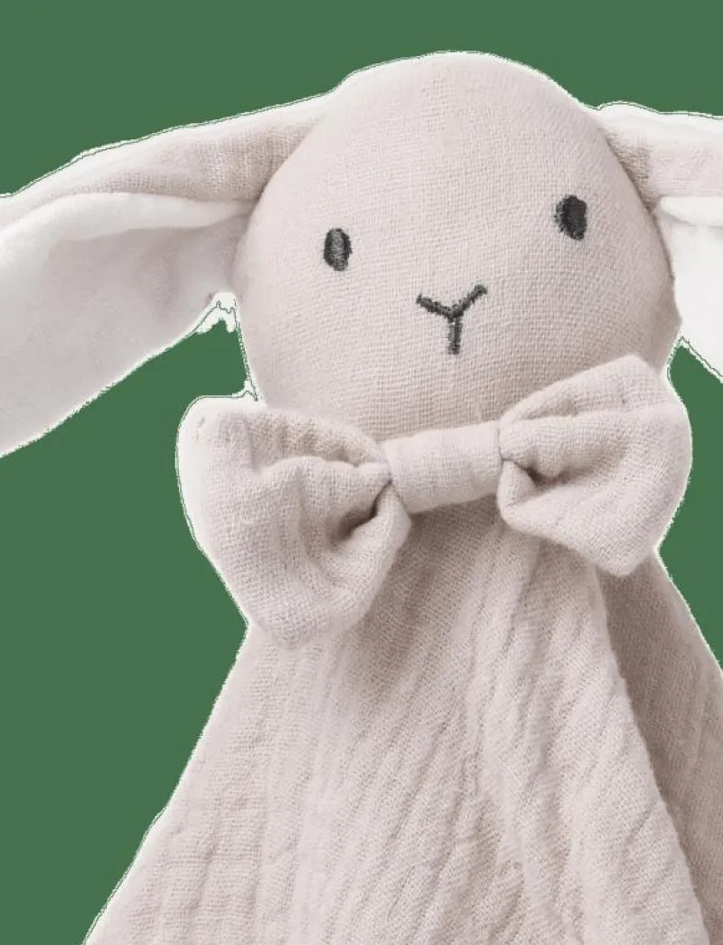 Diinglisar, Snuttefilt, Kanin, Muslin, greige - Muslindukar|Teddykompaniet Clearance