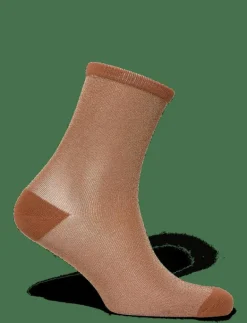 Becksöndergaard Dina Solid - Sockor LEATHER BROWN Hot