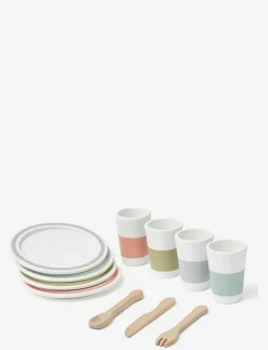 Kid's Concept Dinnerware 4 play set BISTRO - Tillbehör till leksakskök MULTI Sale