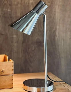 Dyberg Larsen DL12 Table lamp - Bordslampor CHROME New