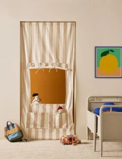 Kid's Concept Doorway kiosk stripe beige - Marknadsstånd MULTI Online