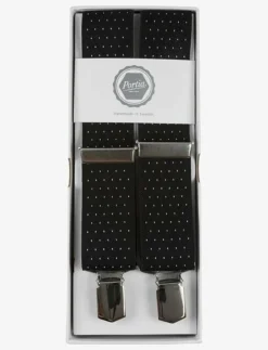 Portia 1924 Dotted Suspenders - Slipsar & Accessoarer BLACK Best